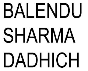 Balendu Sharma Dadhich बालेन्दु शर्मा दाधीच